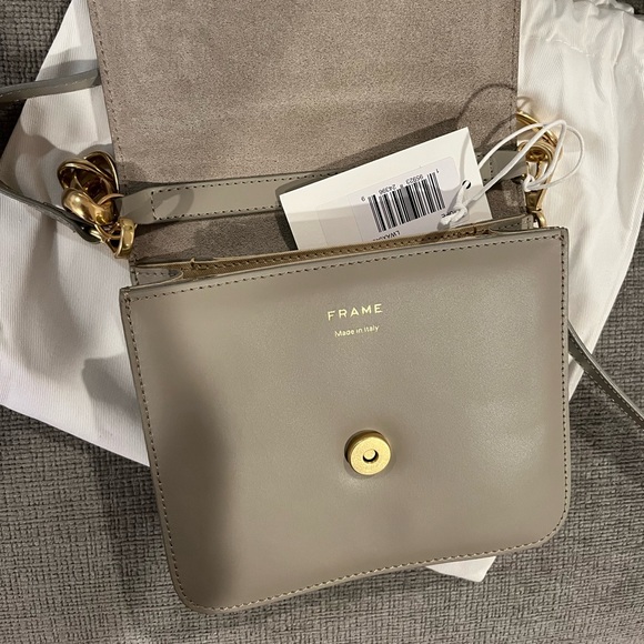 NWT FRAME Le Signature Mini leather crossbody bag - Picture 4 of 7